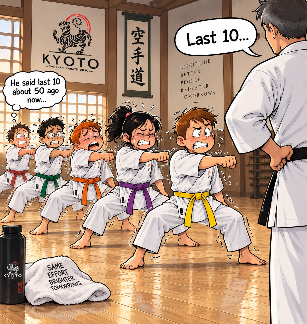 Karate in Bristol - Gaman - 10 more punches Repetition in Karate