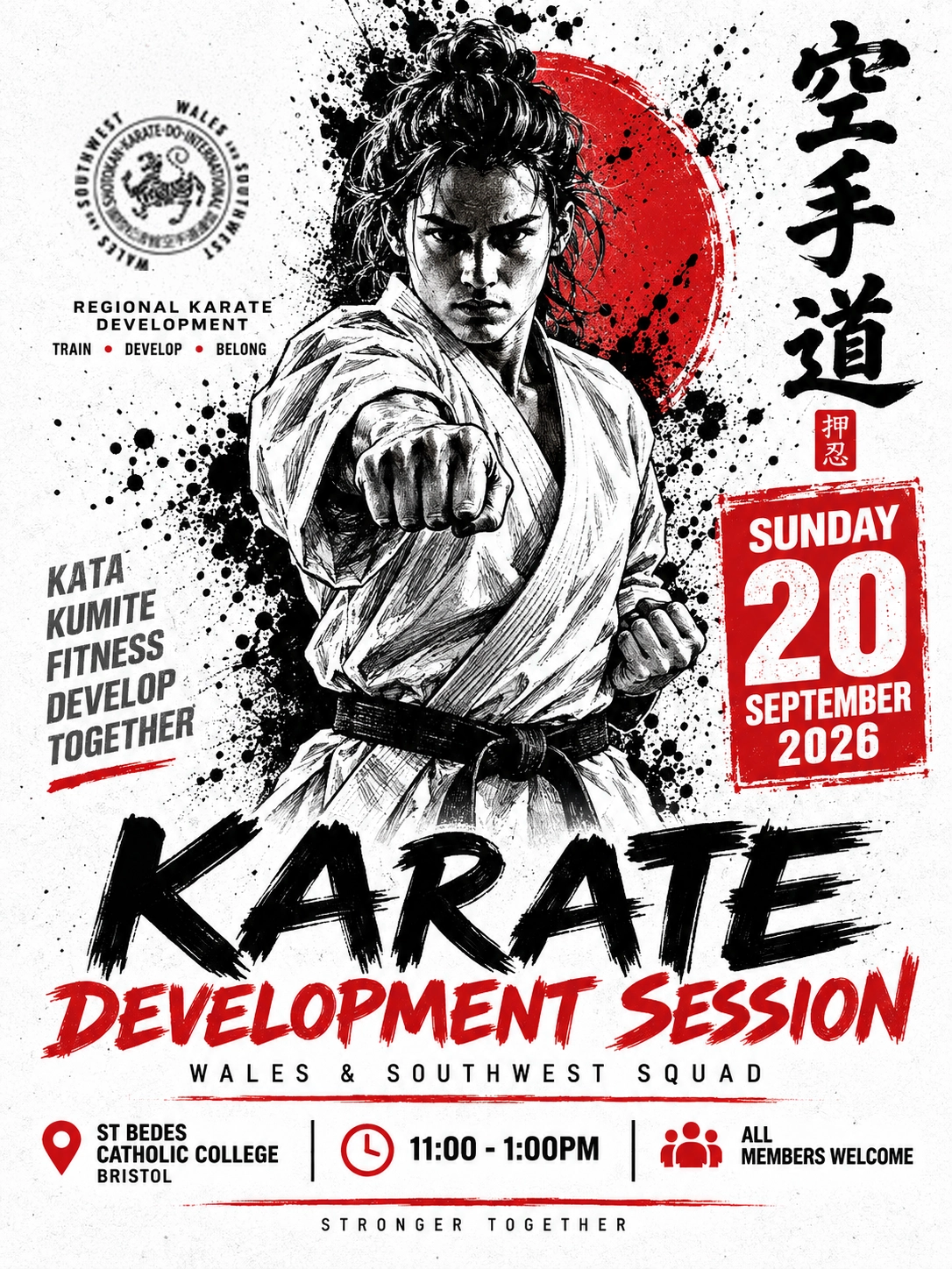 SKIF-GB Wales & Southwest Karate Development Squad Karate Development Session in Bristol