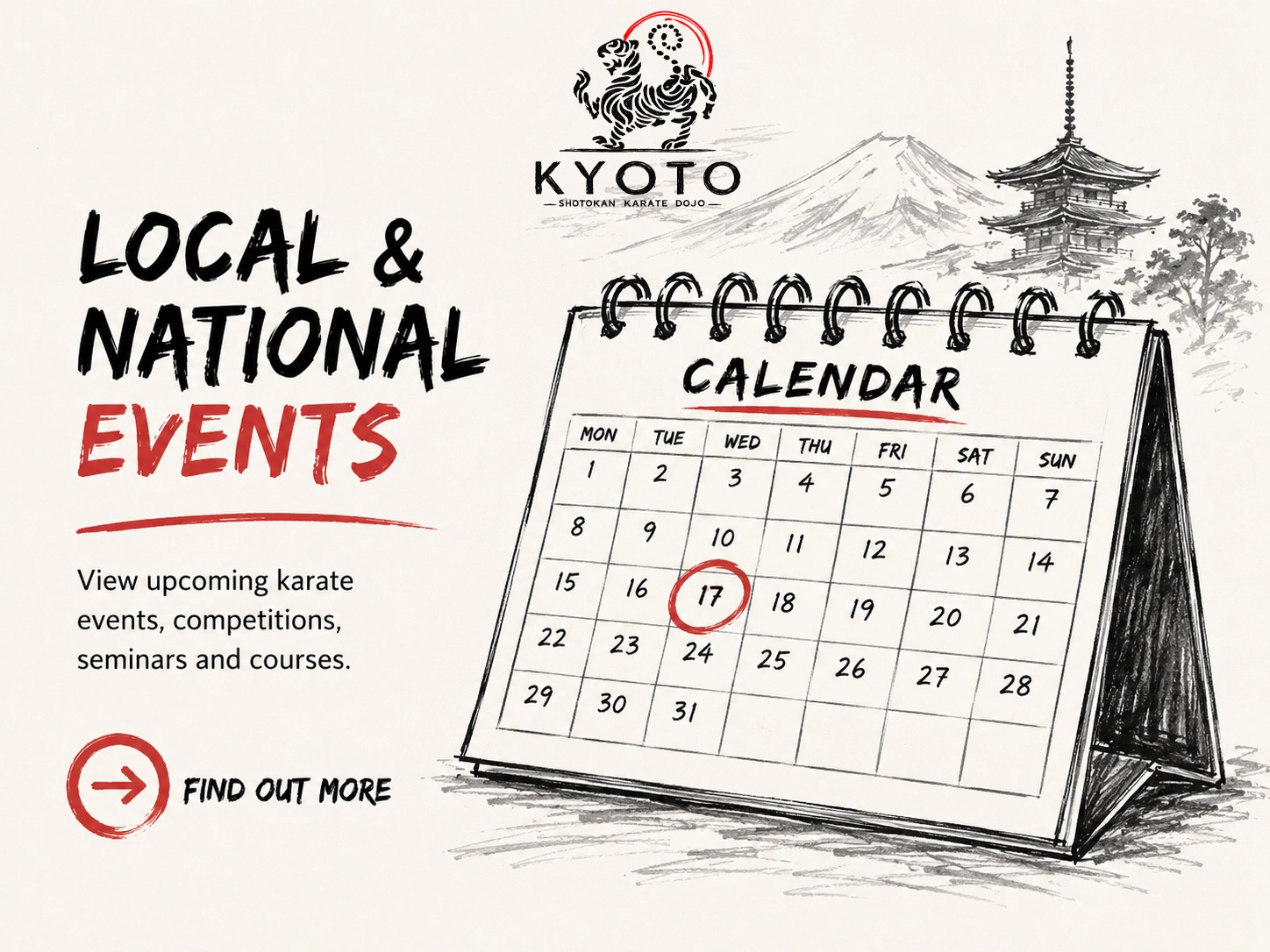 Local and National Karate events