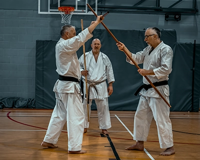 Bristol Karate Seminar Bo Training