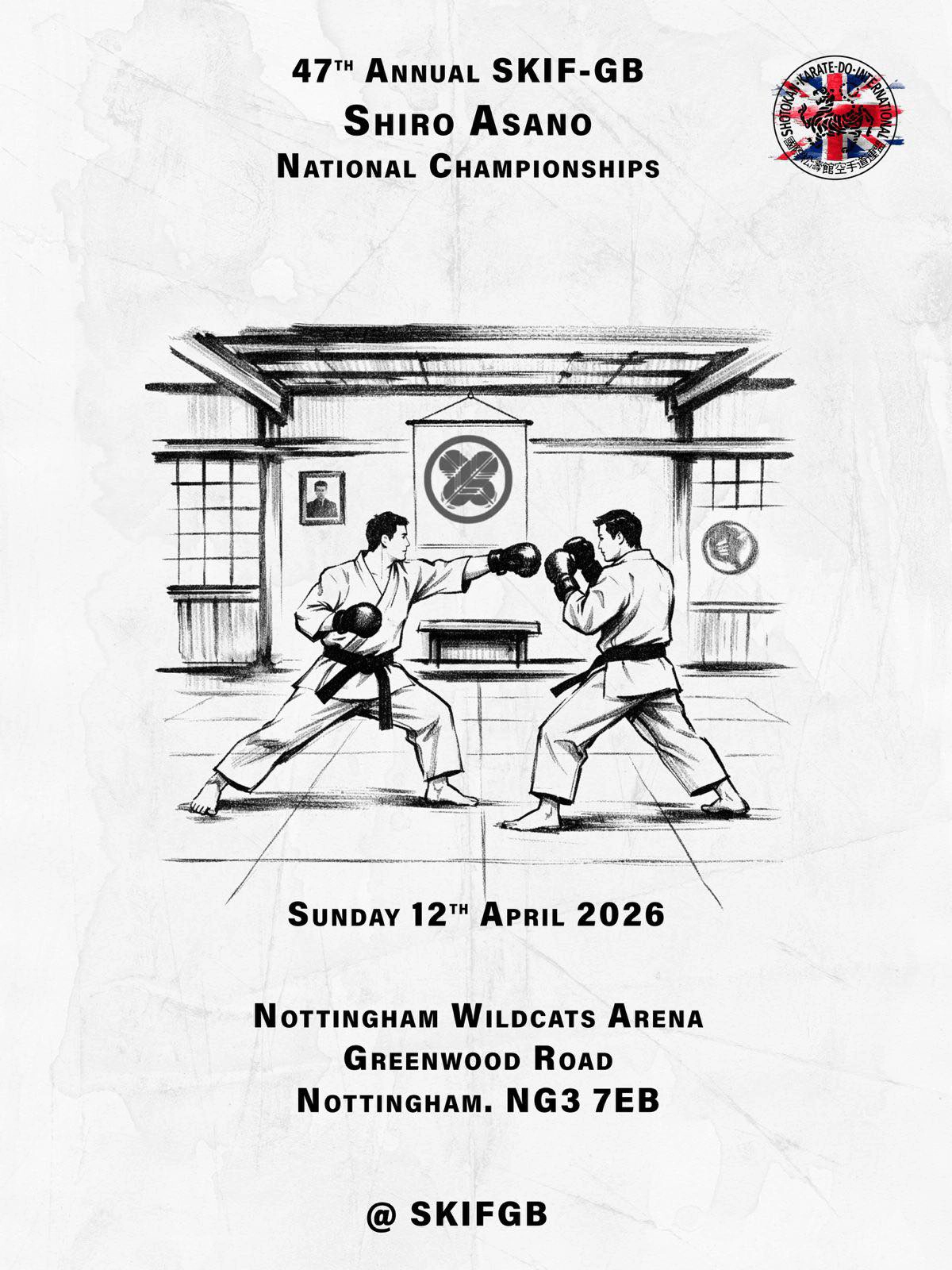 Poster for 47th SKIF-GB Shiro Asano National Championships