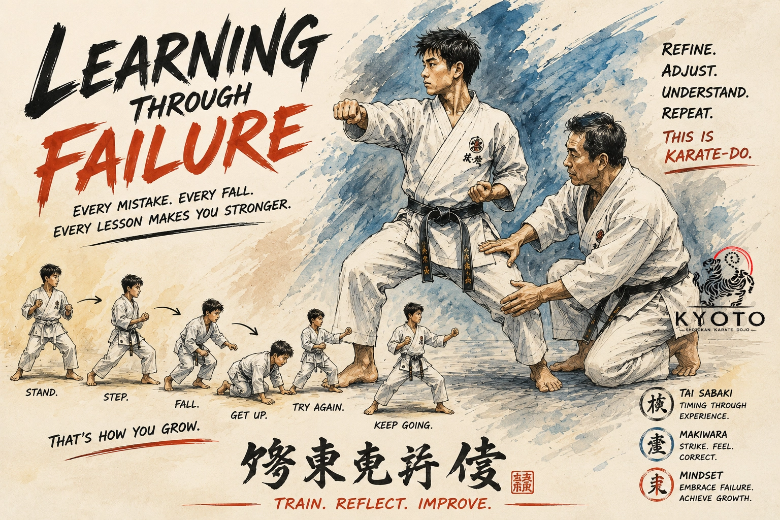 Kyoto - Learning Karate through Failure Kyoto Karate Dojo - How we learn karate