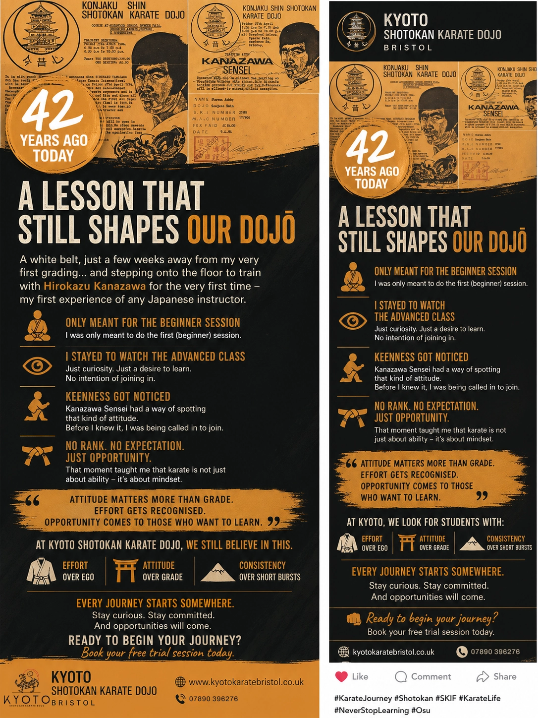 Kyoto - Training with Hirokazu Kanazaw 1984