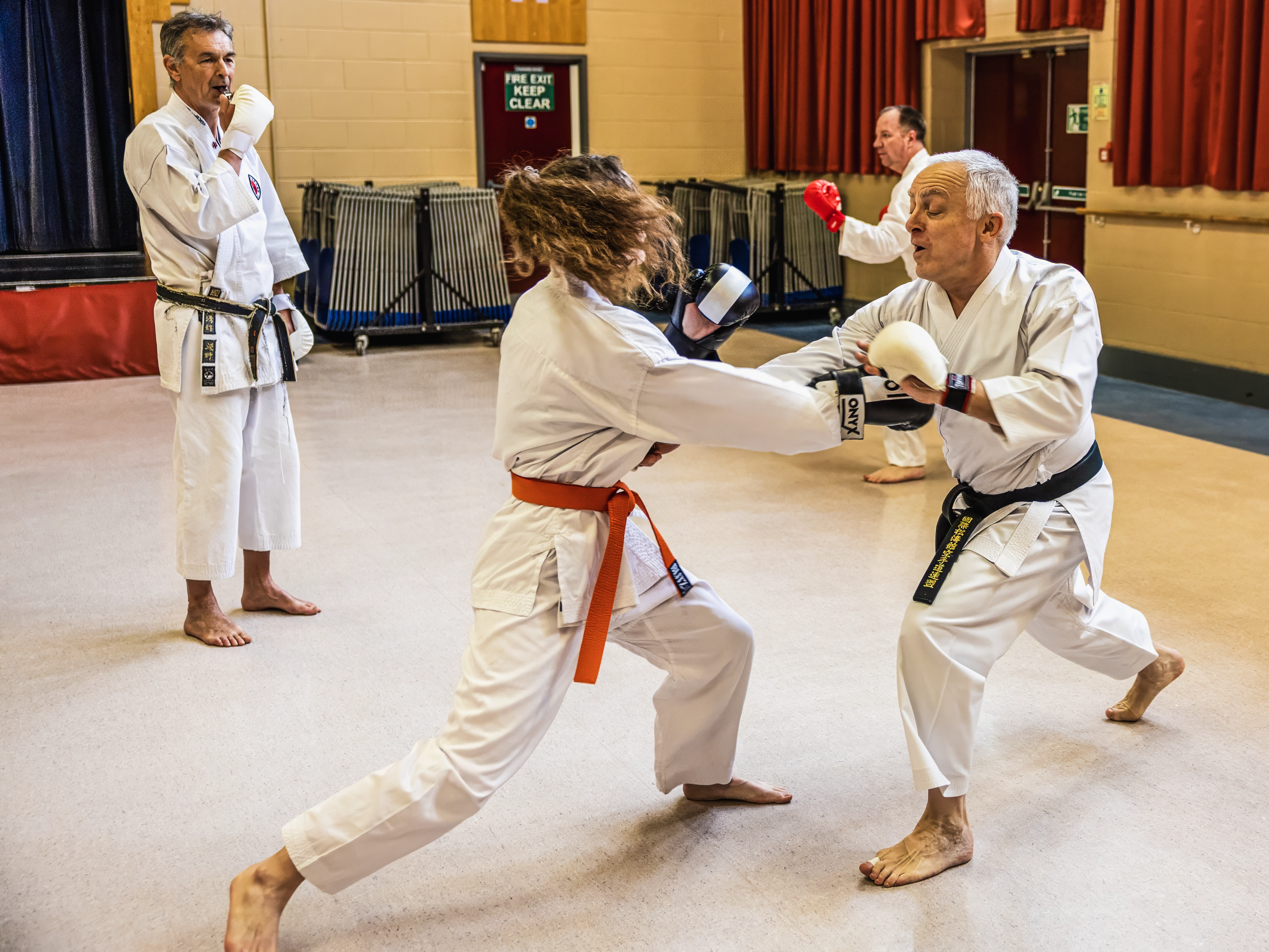 Kyoto - Karate Squad - Gykau-zuki Reaction exercise