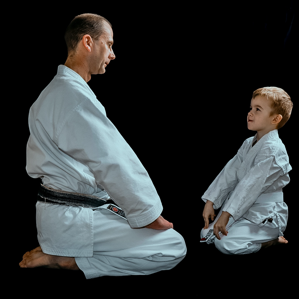 Kyoto Karate in Bristol - Seiza - Stev and Phoenix