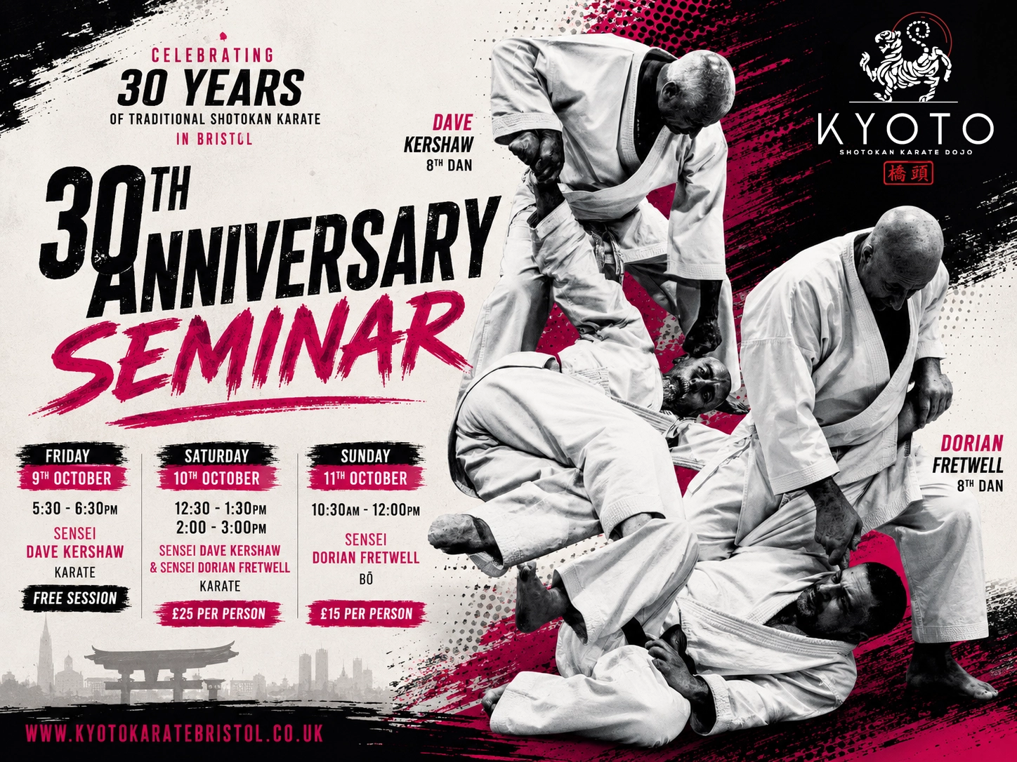 Dave Kershaw and Dorian Fretwell - 30th Anniversary Seminar in Bristol