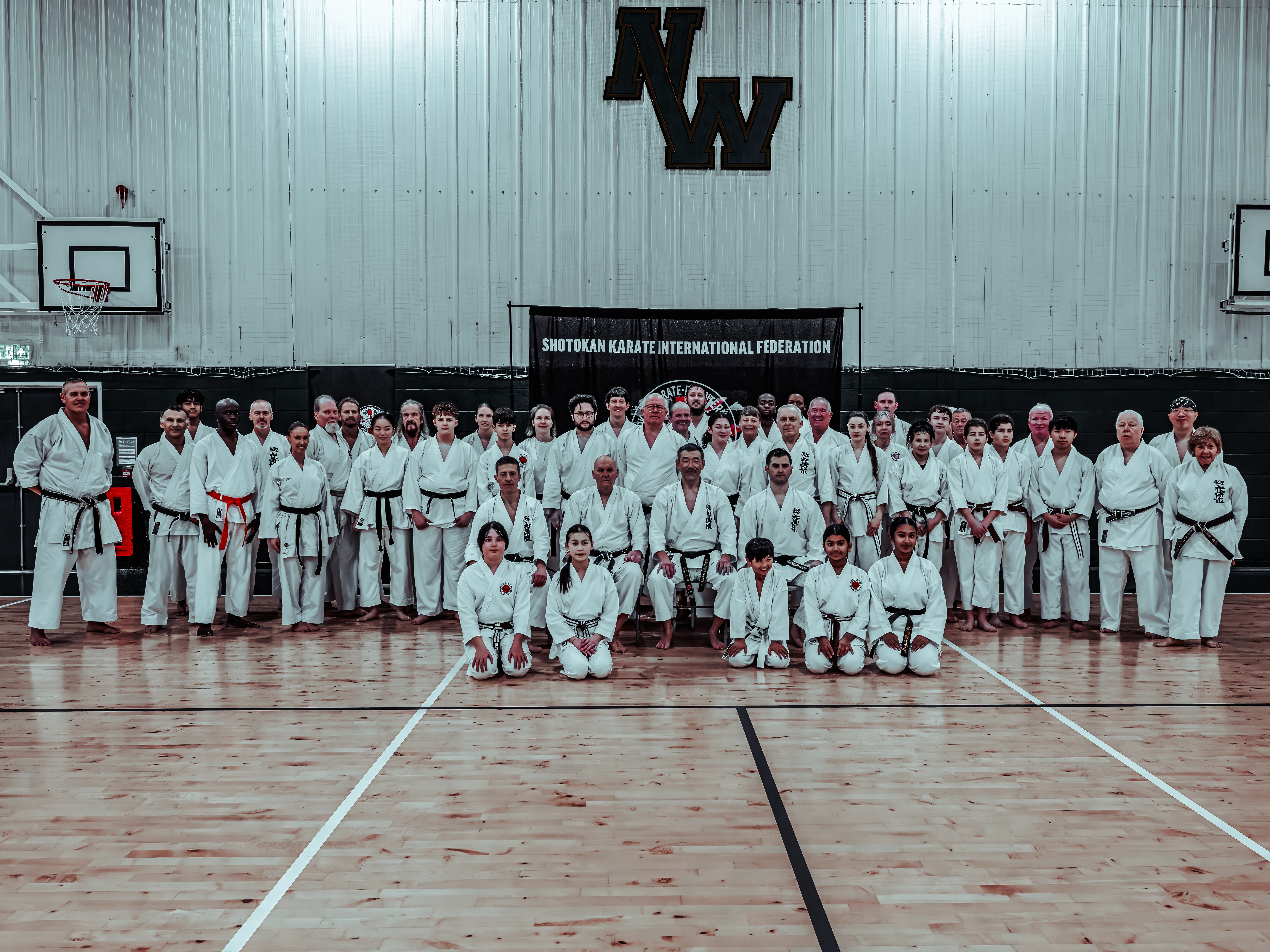 SKIF-GB students in attendance at Kancho Karate seminar