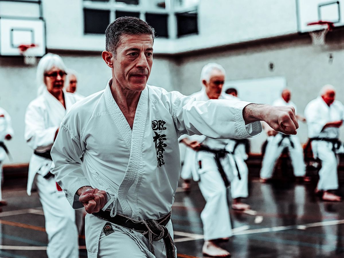 Kyoto Karate Dojo - Pasq Mura - Steve Carless - Karate seminar 33