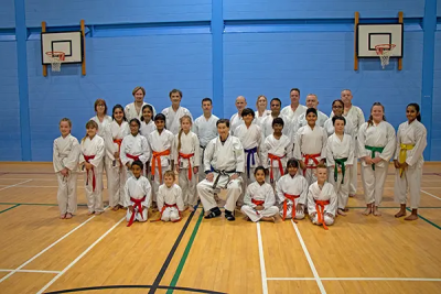 Karate grading in Bristol with Hanshi Asano 2019